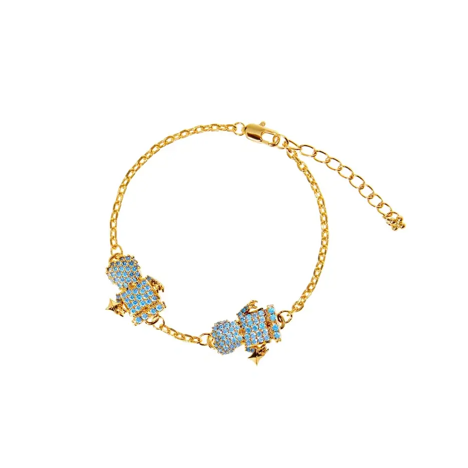 

Браслет Gold Precious Bracelet Two Boys - Blue