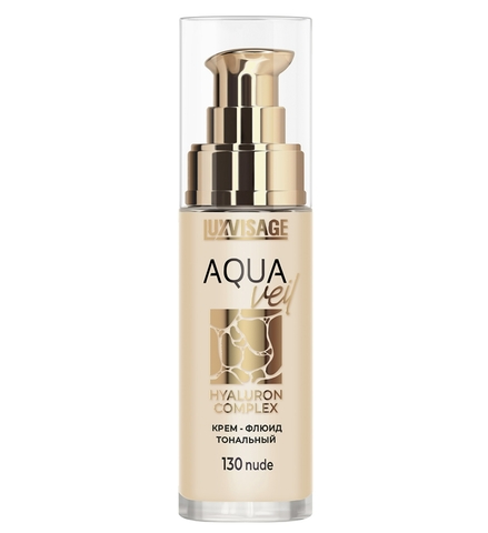 LuxVisage Крем-флюид тональный AQUA тон 130 nude 30мл