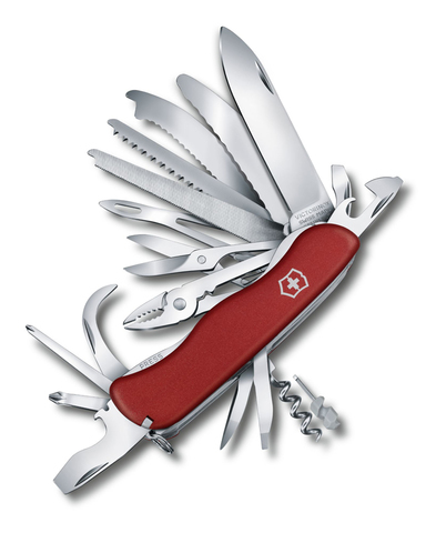 Нож складной Victorinox Work Champ XL, 111 mm, 31 функция, красный (0.8564.XL)