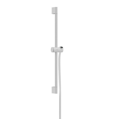 Hansgrohe Unica 24400700 Душевая штанга 65 см | комплект со шлангом 160 см (белый матовый)