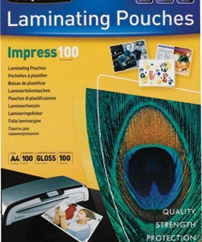 Пленка Fellowes FS-53511 глянцевая для горячего ламинирования A4 - 100 мкм