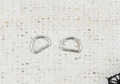 Полукольцо металлическое, р. 10х1,6 мм, никель