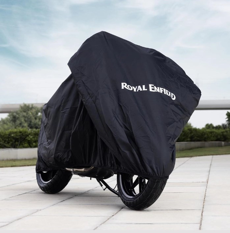 Чехол для мотоцикла Royal Enfield черный