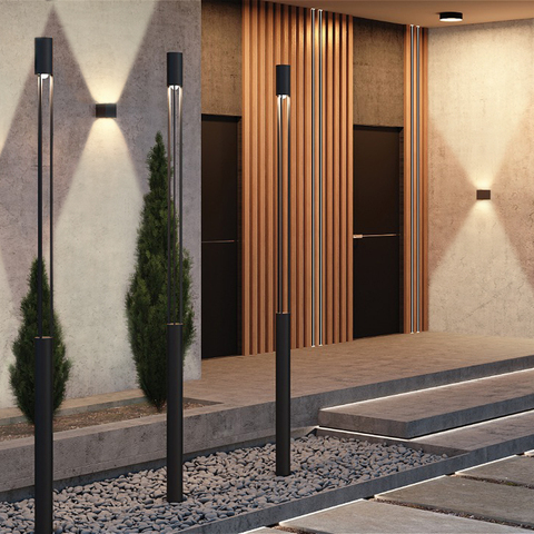 Уличный настенный светодиодный светильник Maytoni Fulton O572WL-L6B