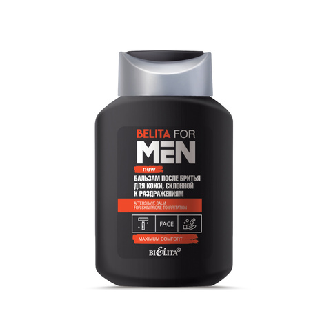 Belita For Men Бальзам после бритья для кожи, склонной к раздражениям 250мл