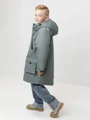 пальто  для мальчика  ВК 36112/2 ГР