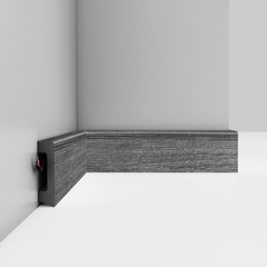 Плинтус напольный Decomaster D234-87 58х16х2400мм