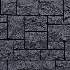 Фасадные панели Камень Дикий, асфальт Fineber (Файнбир)