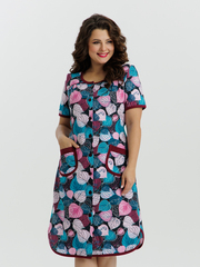 4728 Халат на пуговицах