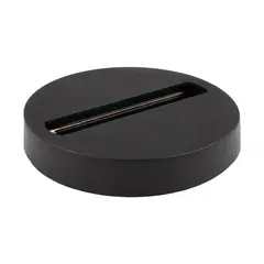 Трек однофазный одноместный Vaes UNI‑M чёрный для трековых светильников