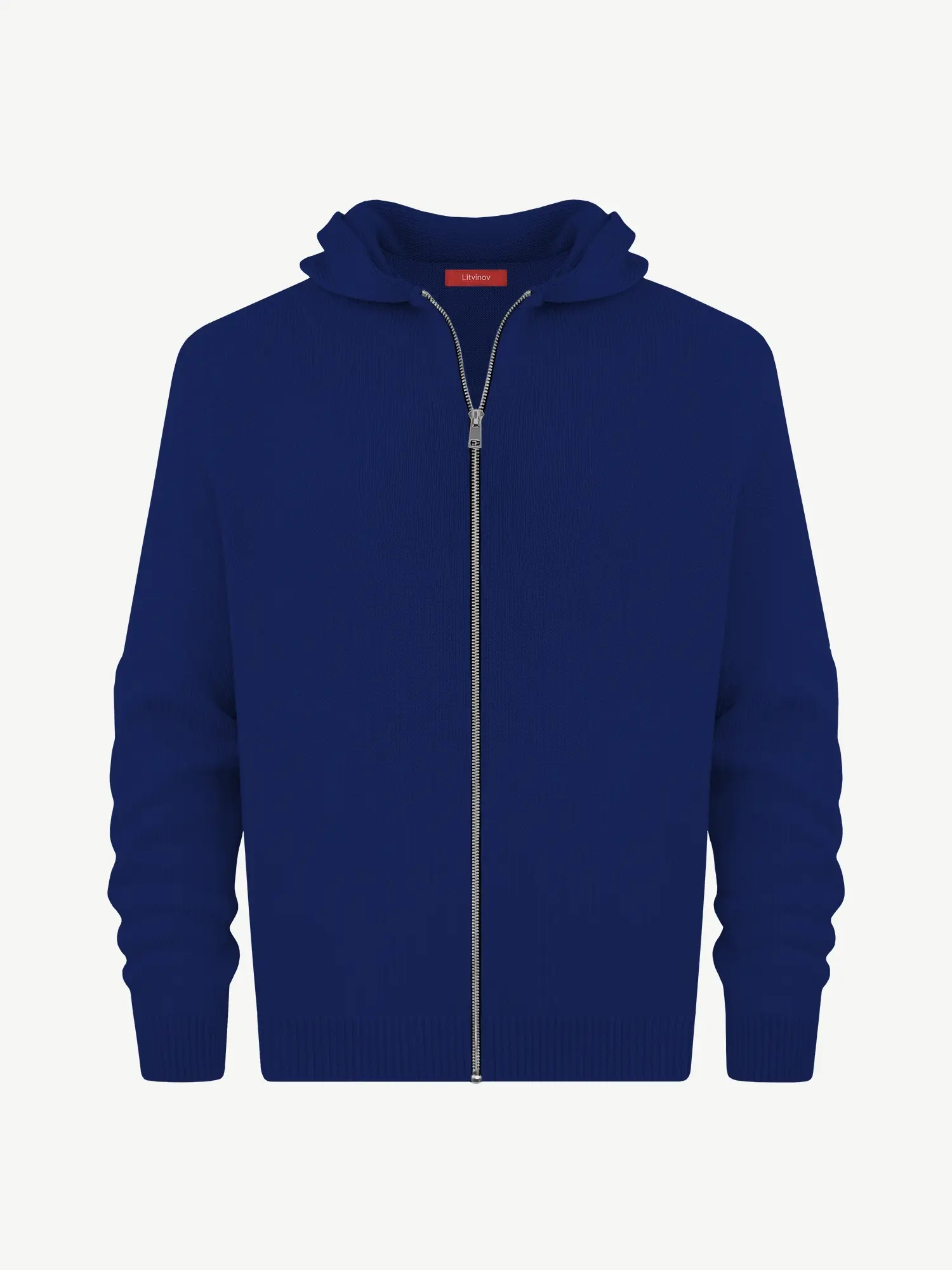 Толстовка на замке из шелка