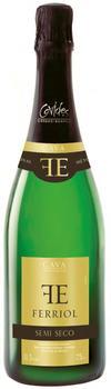 Вино игристое Ферриоль белое полусухое защ.наим.места происх.кат.Д.О., рег. Кава 0,75л.(6)