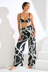 Брюки женские пляжные LISCA HONOLULU 049577 | Черно-белый
