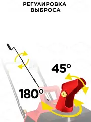 Снегоуборщик электрический DDE STE220 (2,2 кВт, захват 46/18 см) (919-921)