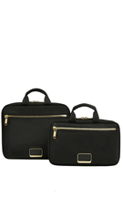 Косметичка маленькая Madeline/Black-Gold