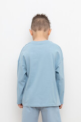 джемпер  для мальчика  КР 302256/пыльно-синий к432