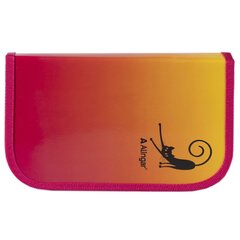 
          Пенал 1 отделение 1 откидная планка Alingar, лам. картон, молния, 200 х 130 х 20 мм, "Грация", оранжевый (черная кошечка)