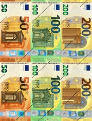 Сахарная картинка Евро, 13*6.5 см