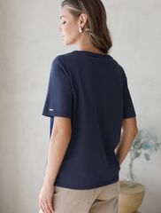 Футболка из 100% хлопка с V-образным вырезом  D49.091 (120099)