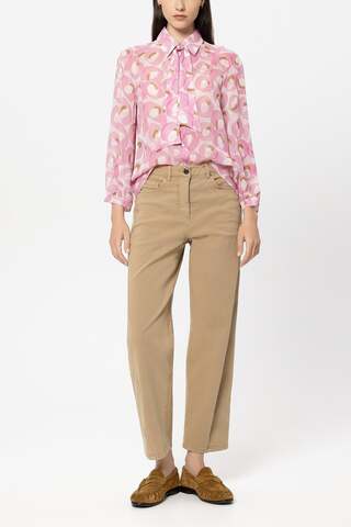 LUISA CERANO Блуза полупрозрачная в ретро-стиле