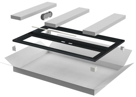 ITK LINEA N Дверь перфор. двустворч. 800мм шкафа 38U чер.