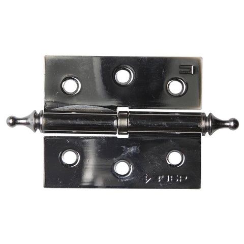 ЗУБР 75 х 63 х 2.5 мм, разъемная, правая, цвет хром (CP), 2 шт, карточная петля (37605-075-2R)