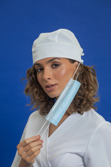 Шапочка с фиксаторами женская