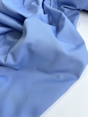 Плащовая смесовая ткань, цвет Голубой