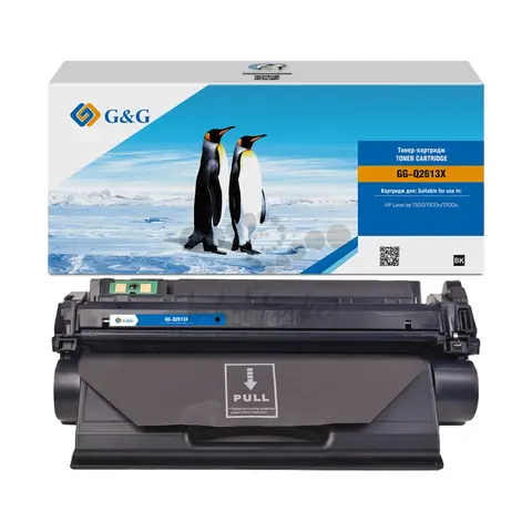 Картридж лазерный G&G GG-Q2613X черный (4000стр.) для HP LJ 1300, 1300N, 1000, 1005, 1200