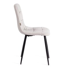 Стул Чили / CHILLY (mod. JSC-220) металл черный/велюр светло-серый