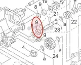 Подшипник ролика очистки Konica Minolta Cleaner Roller Bearing для bizhub PRO 1050e 55VA75020