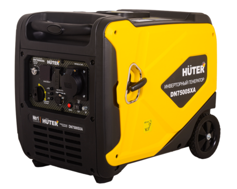 Инверторный генератор Huter DN7500SXA (электростартер)
