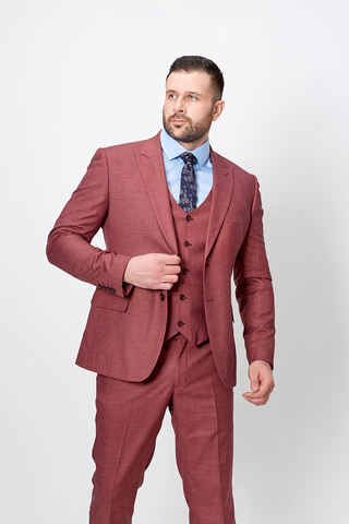 Мужской костюм тройка Slim Fit Slavasio 08/47