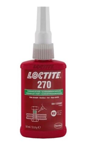 LOCTITE 270 (Локтайт 270) - фиксатор резьбы высокой прочности - 50 мл