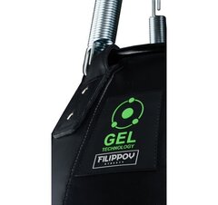 Боксерская груша PREMIUM GEL Filippov 65см/50см/75-80кг, черный