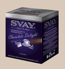 Черный чай Svay Chocolate Delight (Шоколадное искушение) в саше (20 саше по 2 гр.)