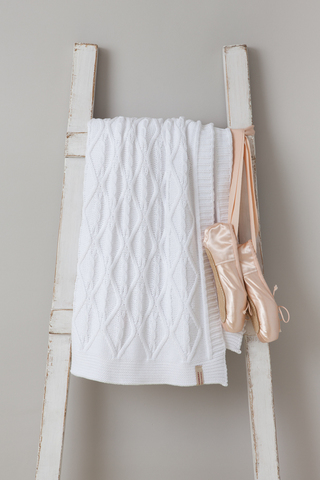 Плед 100x150 Luxberry Lux 46 белый