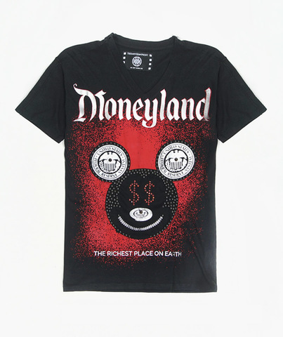 The Saints Sinphony | Футболка мужская FEDERAL RESERVE MOUSE BLACK TS2951 перед