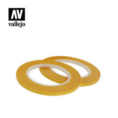 VALLEJO TOOLS: PRECISION MASKING TAPE 3MMX18M - TWIN PACK