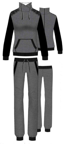 Костюм для дома Valery Rosapois Antrazite