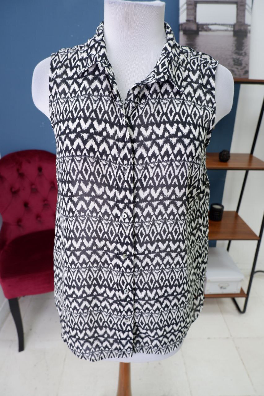 Блузка H&M с принтом 44 размер