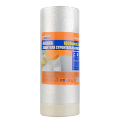 Пленка защитная с клейкой лентой MASKO, ПНД, 1800мм * 33м, 4Walls, 2245, SDC013T