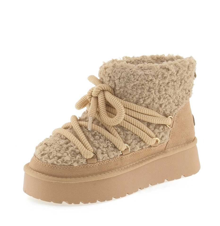 Угги женские TOFA 802728-6 бежевые