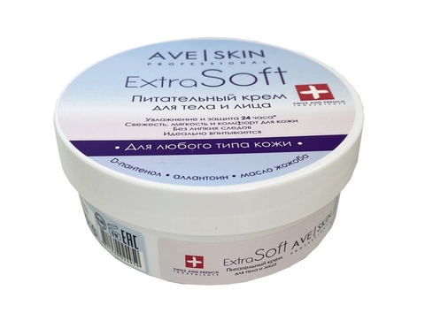 AVE SKIN B143-306 Крем для лица и тела Extra Soft Питательный, 200г