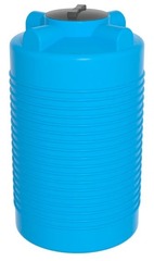 Ёмкость ЭВЛ 500 л. голубая, крышка 450мм Ирпласт 500 л. вертикальный (720x720x1420см;голубой) - арт.560862