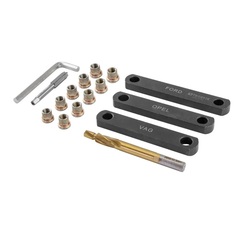 Thorvik BTRK Набор инструментов для восстановления резьбы скобы тормозного суппорта, 16 предметов 53239