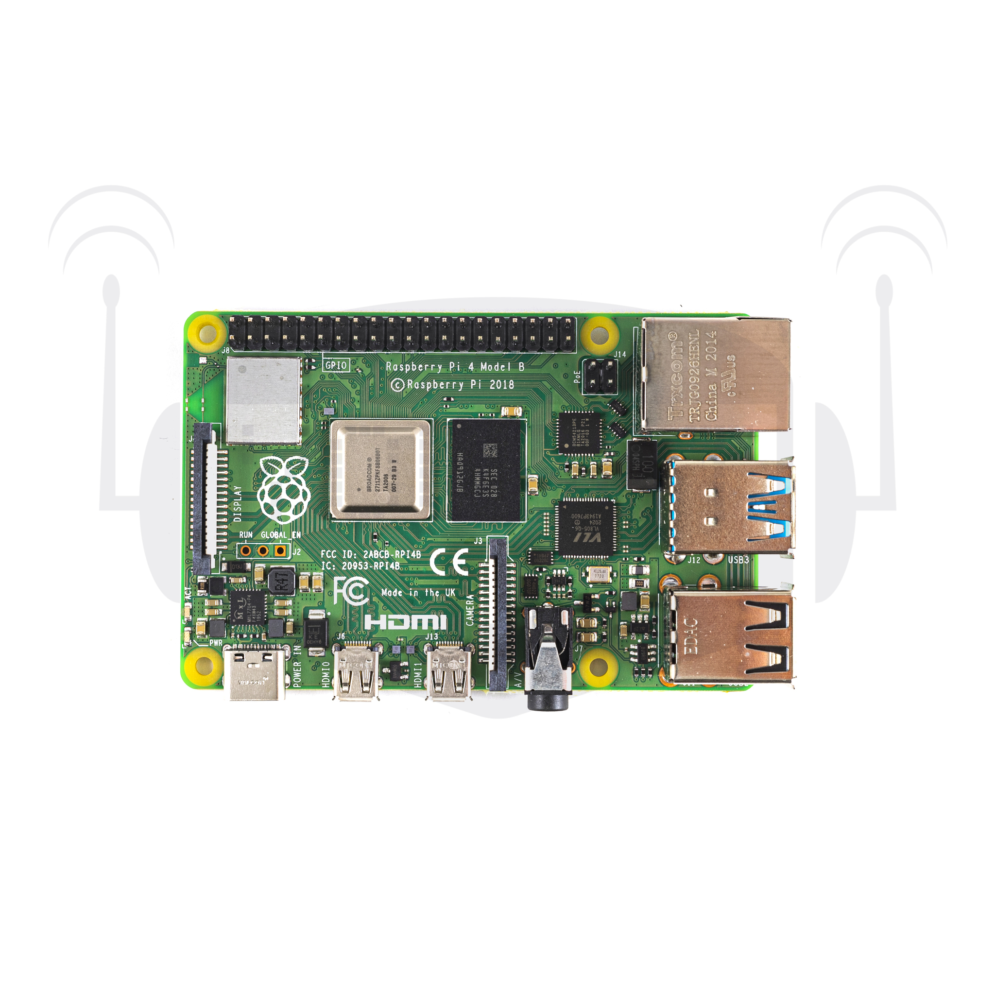 Микрокомпьютер ПК Raspberry Pi 4 Model B 4Gb - купить по выгодной цене |  Youbot.ru