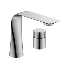 Duravit D.1 Смеситель для раковины на 2 отв. ручка-цилиндр, цвет: хром D11120009010 фото