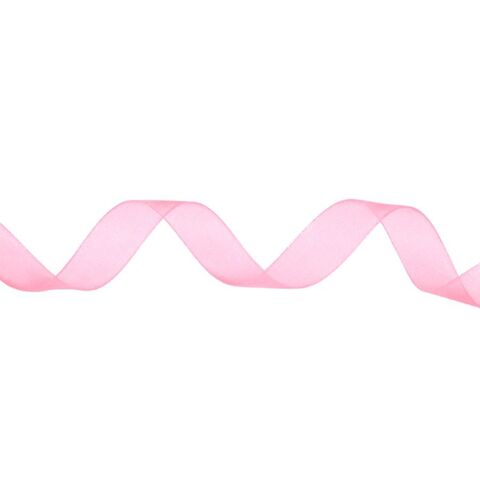 Лента органза (1,2см*45,70м), Светло-розовый