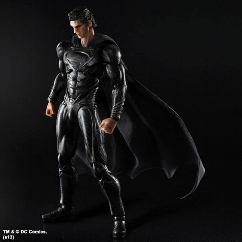 Man of Steel Play Arts Kai - Superman Black Costume Exclusive